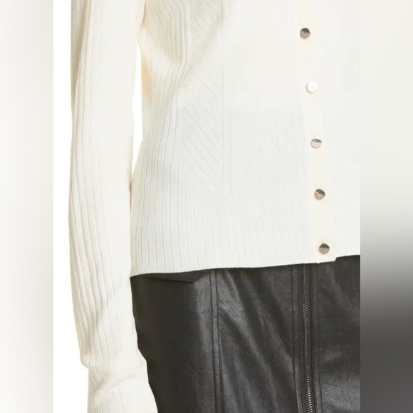 Ted Baker Meenaa Collared Ribbed Knit Cardigan - Picture 4 of 12